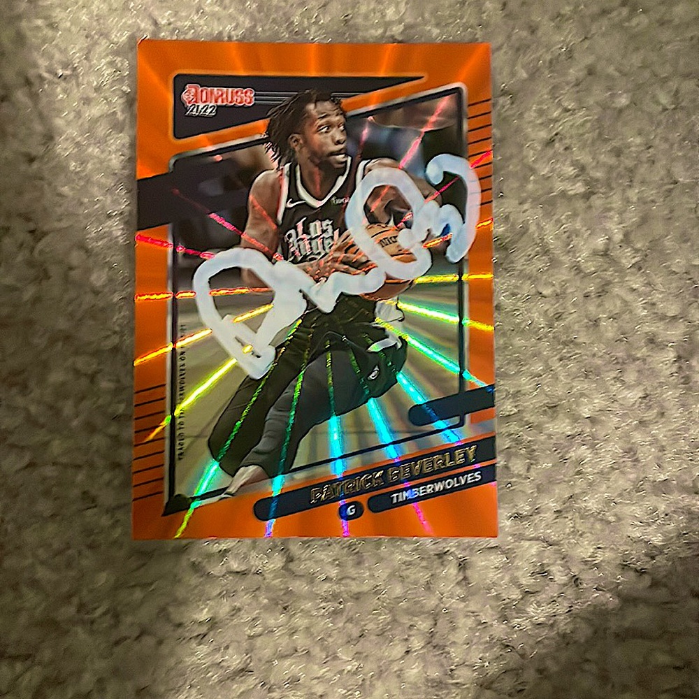 Patrick Beverly signed card